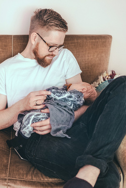 dad baby sleep